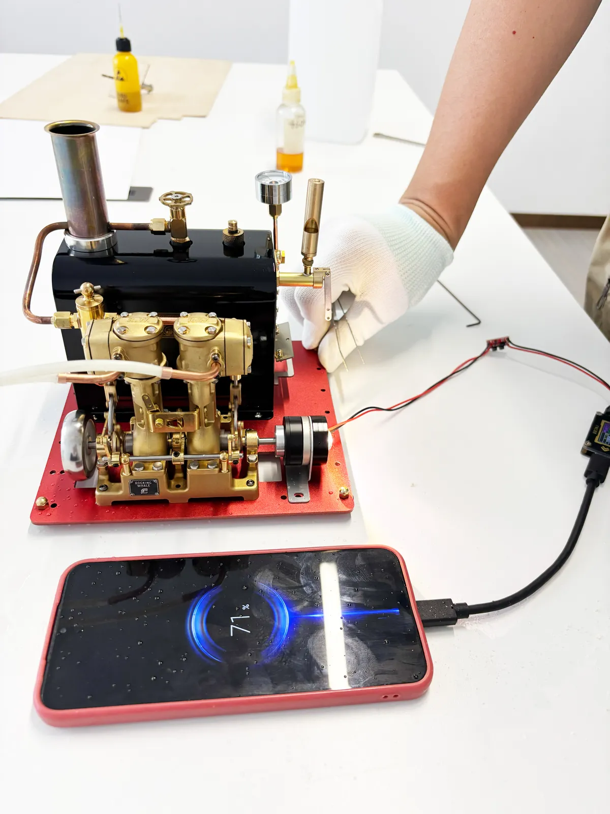 BL2 model steam engine — view 10